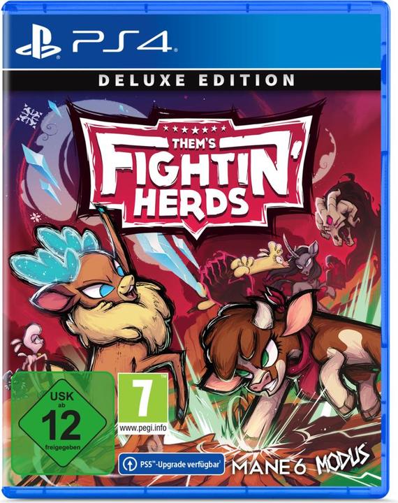 Productafbeelding Modus Games Them's Fightin' Herds - Deluxe Editie (Gratis upgrade naar PS5) (PS4, PS5, DE)