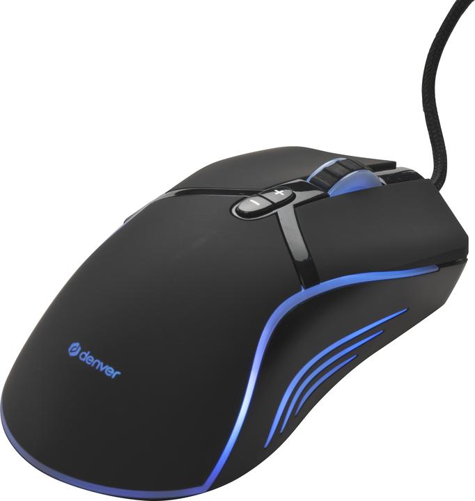 Immagine prodotto Denver GMO-402 Mouse destro USB Type-A ottico 6400 DPI (Cablato)