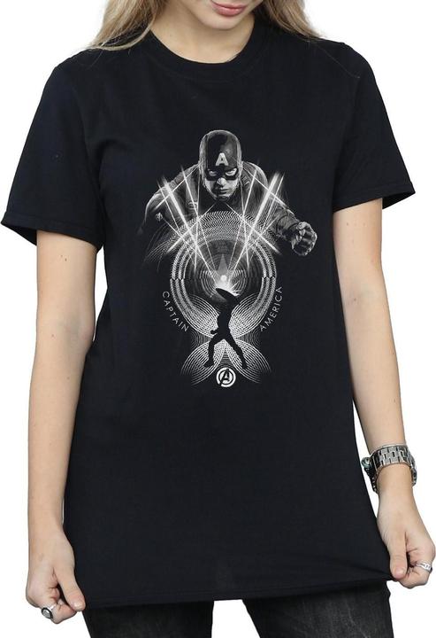 Immagine prodotto Captain America Circle Maglietta Ampia Donna (L)