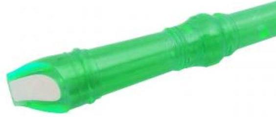 Actual product image keepdrum Recorder soprano neon transparent green (Fipple pipe, Sopranino)