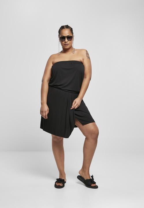 Actual product image Urban Classics Ladies Viscose Short Bandeau Dress (XL)