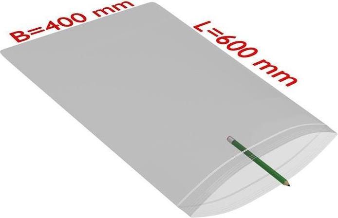 Produktbild Transpak Druckverschlussbeutel Masse 400x600mm Stärke 90µ PE transparent (250 Stück)
