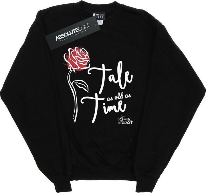 Actual product image Disney Mens Tale As Old As Time Rose Sweatshirt (S)