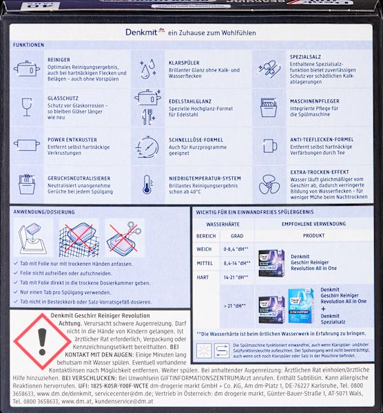 Produktbild dm Denkmit Multi-Power Revolution (Tabs, 40 Waschgänge)