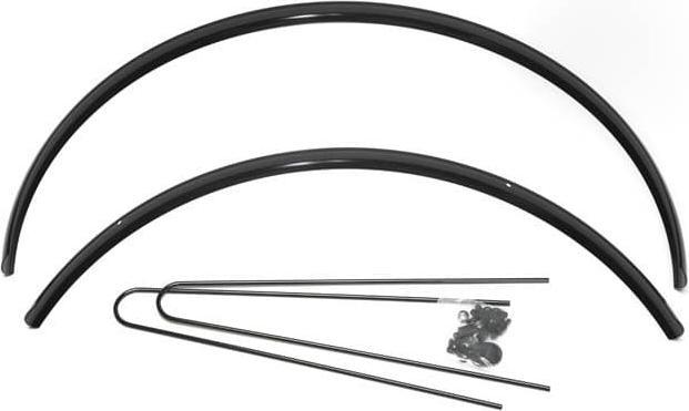 Immagine prodotto Pelago Parafanghi in alluminio per pneumatici 700C - Nero (Set di parafanghi)