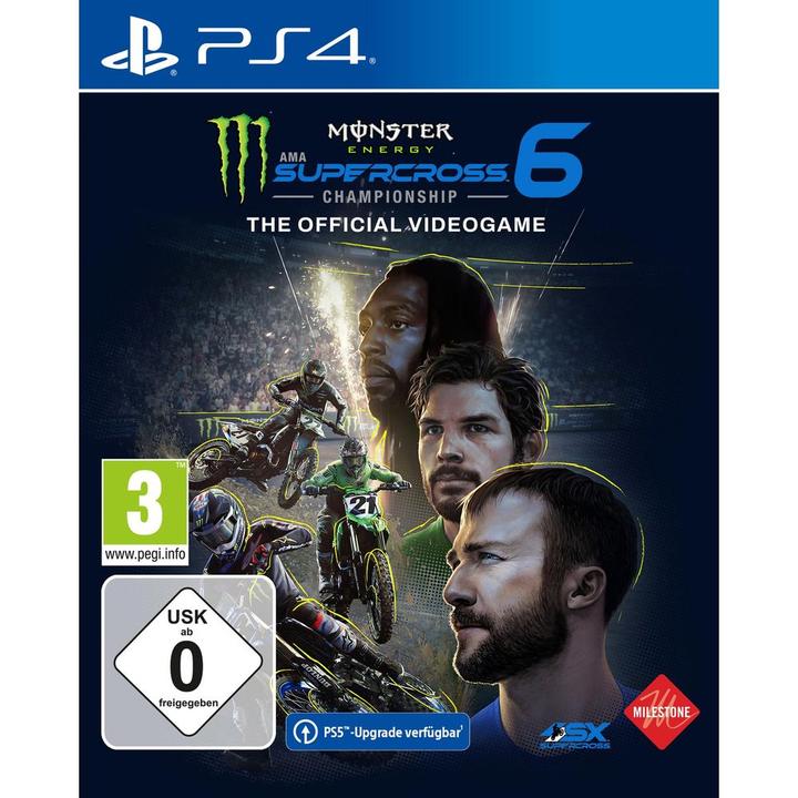 Actual product image Milestone Monster Energy Supercross - The Official Videogame 6 (PS4, DE, FR, IT)