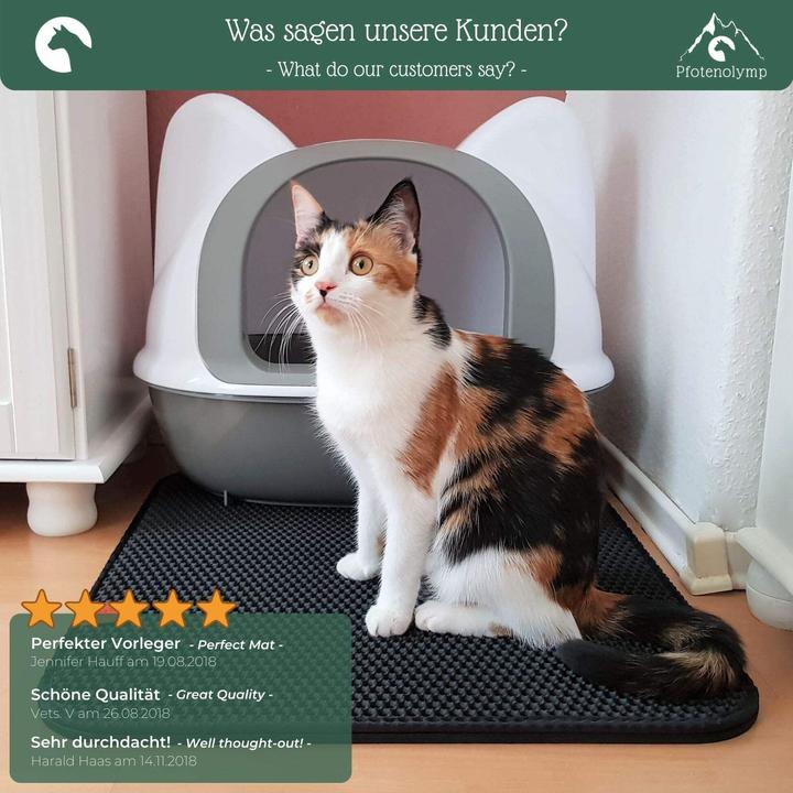 Actual product image Pfotenolymp Cat litter mat