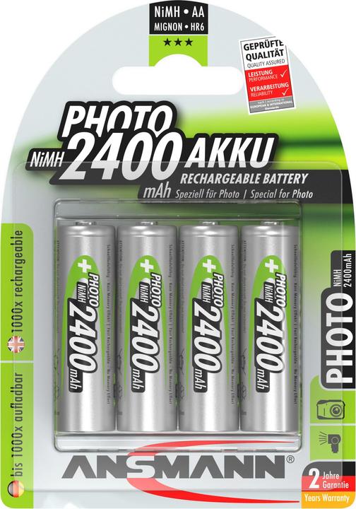 Produktbild Ansmann AA (4 Stk., AA, 2400 mAh)