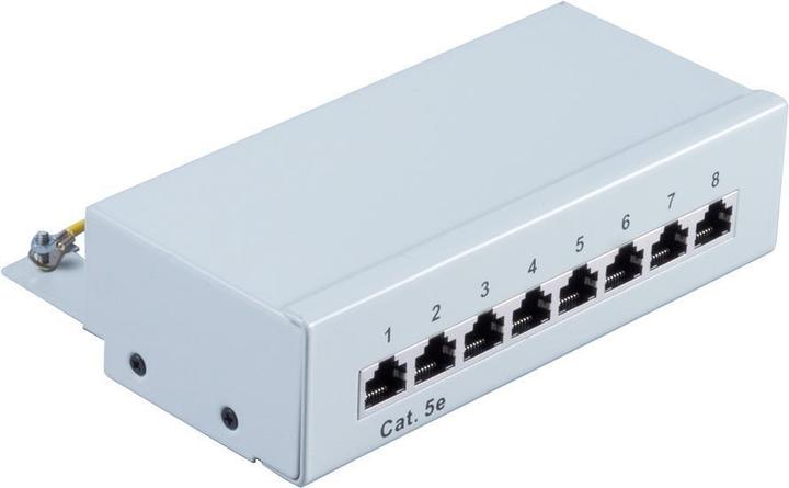 Shiverpeaks ®-BASIC-S--cat 5e Panneau de brassage, blindé, 8 ports