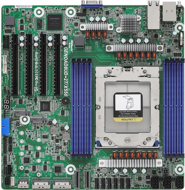 AsRock Rack GENOAD8UD-2T/X550 (SP5, AMD SoC, mATX)