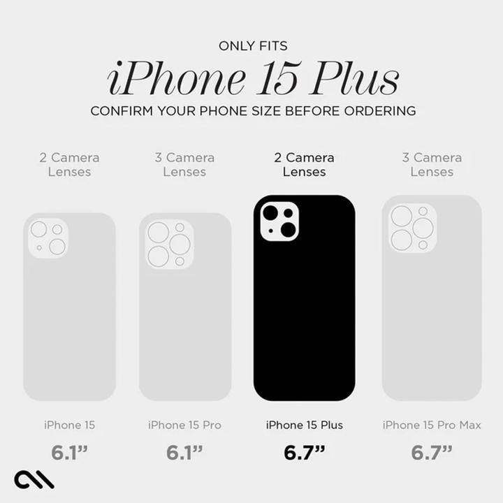 Actual product image Case-Mate Carat Hulle (Apple iPhone 15 Plus)