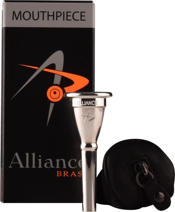 Actual product image Alliance WA82-4 French horn mouthpiece, silver-plated