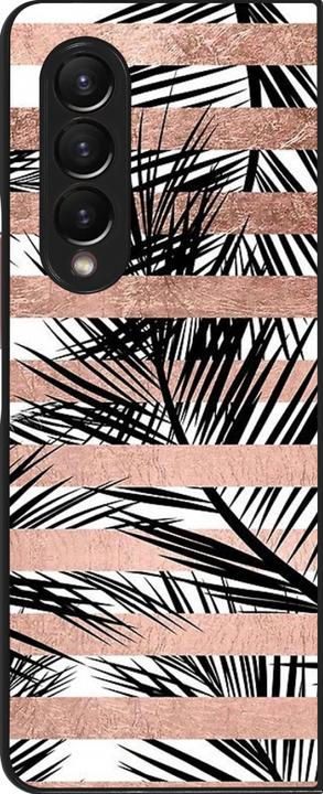 Produktbild PhoneLook Hülle Palm trees gold stripes (Samsung Galaxy Z Fold3)