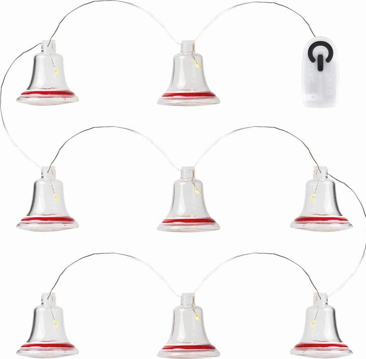 Immagine prodotto Sirius Natale luce catena Tiffany campana, 8 × lampade (1.05 m)