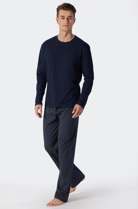 Image du produit Schiesser pyjama long naturel 100% coton | aussi grande taille (106)
