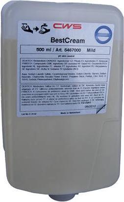 Produktbild CWS Flüssigseife Best Cream Mild Inhalt: 0,5 l Inhalt: 0,5 l (Flüssigseife, 500 ml)