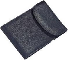 Produktbild Kredit- und Visitenkartenetui, Leder, schwarz mit Druckknopfverschluss, für ca. 10 Karten