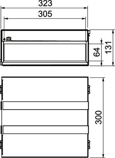Produktbild OBO Bettermann PMB 630-4 A2 Brandschutzbox vierseitig m.intumeszierenden 7204008