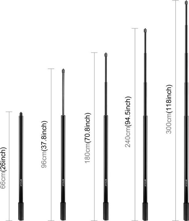 Produktbild Puluz 3 Meter Langer Teleskop Selfie Stick Monopod