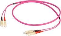 Produktbild EFB Elektronik Duplex Jumper SC-SC 50/125µ, OM4, LSZH, erika violett, Flat Twin 3x5mm, 15m (S/UTP, CAT7a, 15 m)