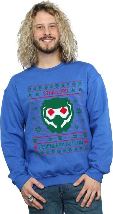 Immagine prodotto Guardians Of The Galaxy Vol. 2 Star Lord Fair Isle Felpa Uomo (XXL)