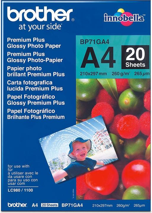 Image du produit Brother Bp-71ga4 (260 g/m², A4, 20 x)