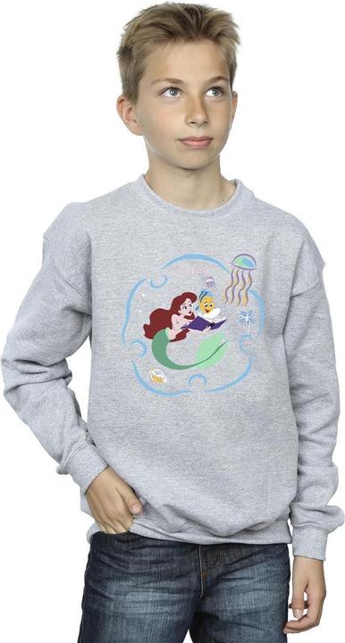 Produktbild Disney The Little Mermaid Reading A Book Sweatshirt Jungen (140, 146)
