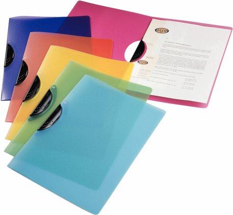 Produktbild Leitz Klemmhefter ColorClip Rainbow, DIN A4, PP, 1 Stück assortiert (A4, 1 x)