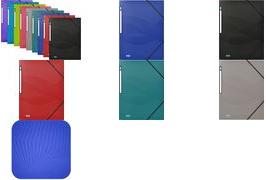 Image du produit Elba Classeur d'angle Osmose, DIN A4, couleurs assorties en PP 0,5 mm, 3 rabats, dimensions : (L)240 x (H (A4, 20 x)