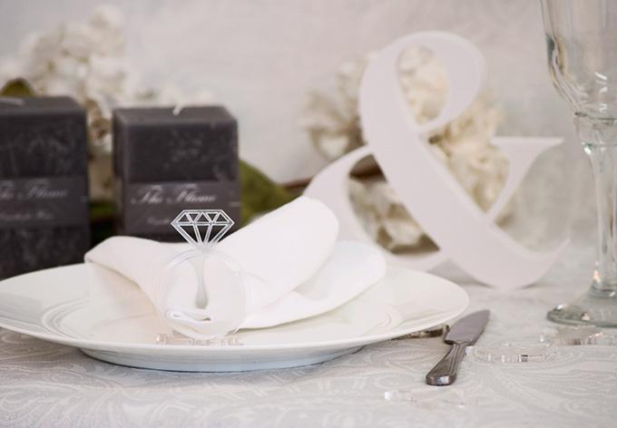 Produktbild Trenddeko Serviettenring Diamant (5 x 7 cm)