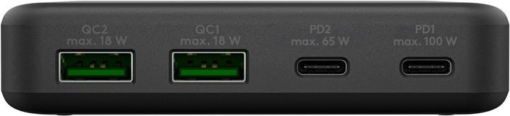 Immagine prodotto Goobay Caricabatterie da tavolo USB-C PD GaN multiporta 100 W nero (100 W)