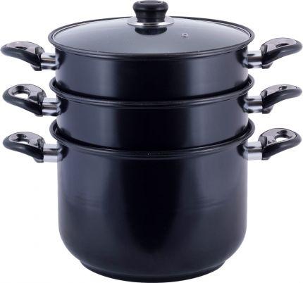 Image du produit Kamille Casserole à vapeur avec revêtement en marbre 4 cuillères à soupe d'huile d'olive. (Cuiseur à vapeur)