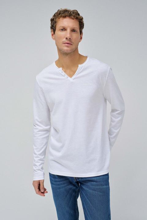 Salsa Jeans Langarmshirt Jersey Longsleeve Serafino