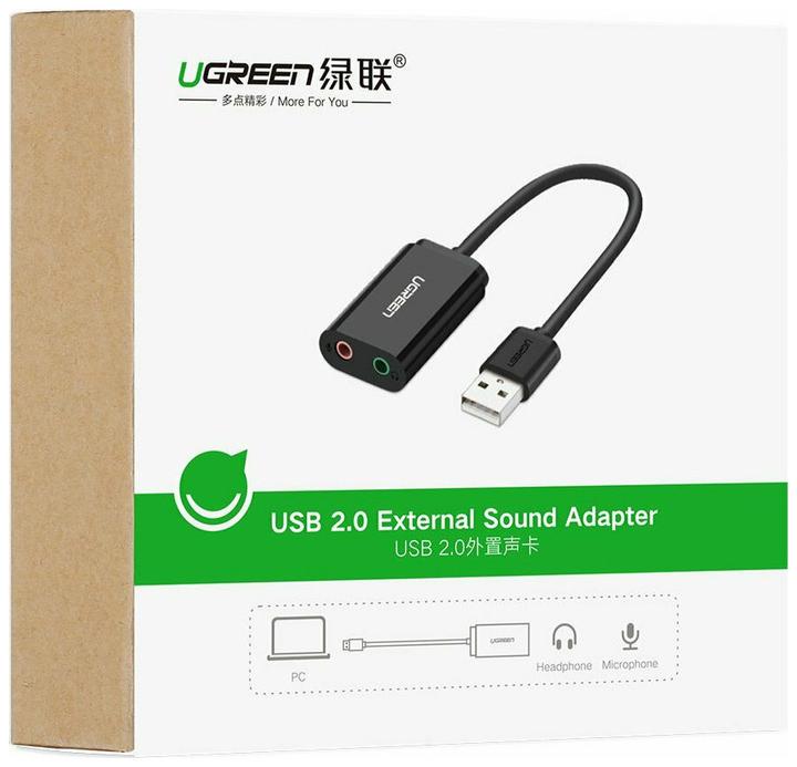 Actual product image Ugreen External Sound Adapter 30724 (USB)