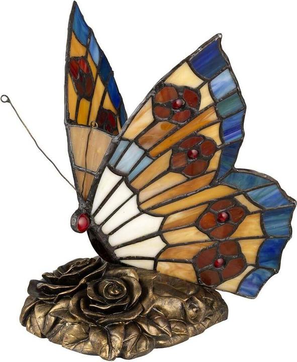 Actual product image Elstead Lighting Tiffany Animal Lamps LED Table Lamp G9 Architectural Bronze (240 lm, G9)