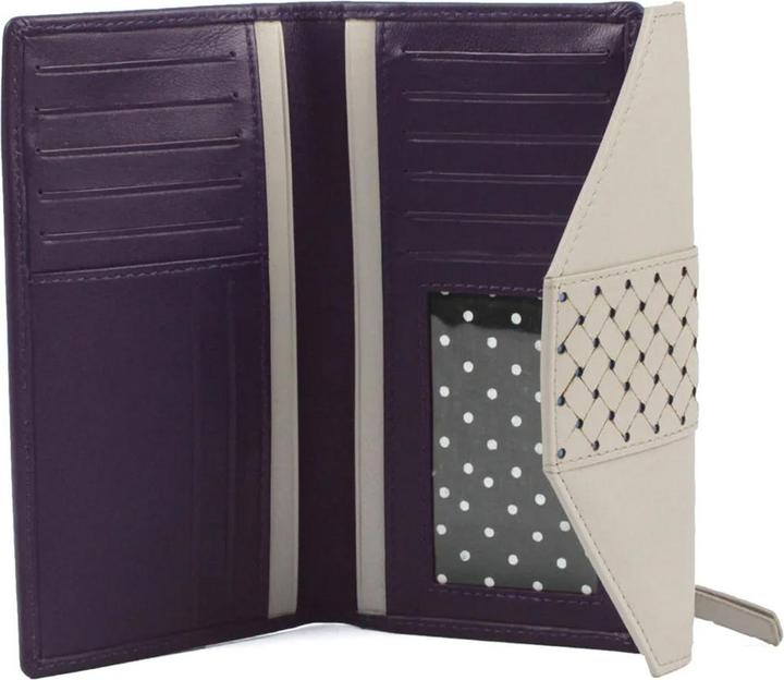 Image du produit Eastern Counties Leather Portefeuille en cuir Donna avec insert contrasté