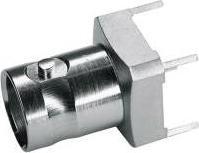 Actual product image Telegärtner BNC socket for printed circuits 50 Ohm, Z06, L=20mm