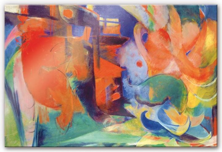 Actual product image Trenddeko Marc - Abstract shapes (150 x 100 cm)
