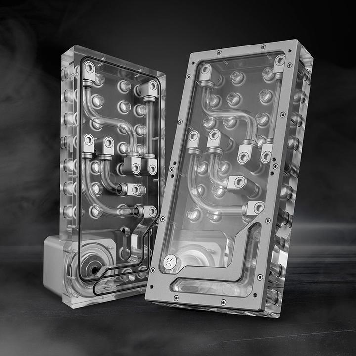 Image du produit EKWB EK-QuantumX Loophole Distroplate D5 PWM - argenté