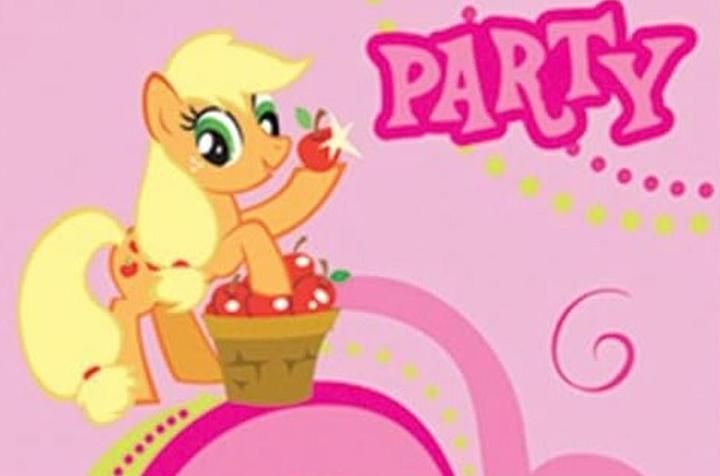 Actual product image My Little Pony Party Invitations (Pack of 6) (6 pcs.)
