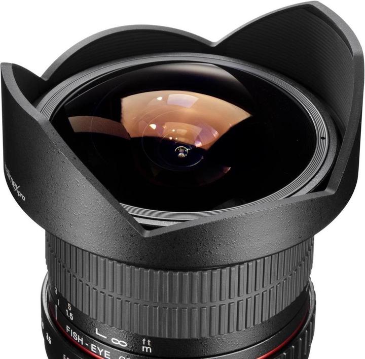 Produktbild Walimex pro 8mm f/3.5 II Fisheye, Canon EF-S (Canon EF-S, APS-C / DX)