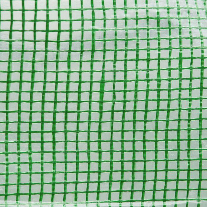Image du produit Swisshandel24 Foliengewächshaus, 2 x 3 x 2 m Gewächshaus, mit Rollfenster, Rolltür, Stahl, Grün
