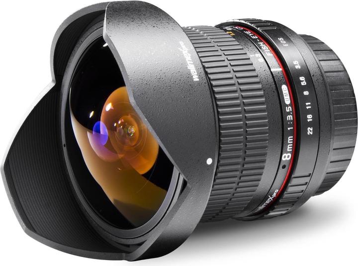 Walimex pro Pro 8mm f/3.5 II Fisheye, Nikon (Nikon F, APS-C / DX)