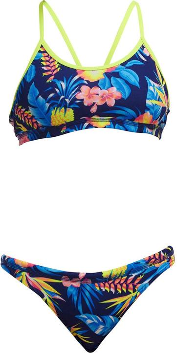 Actual product image Funkita Girl's Racerback Two Piece In Bloom (152)