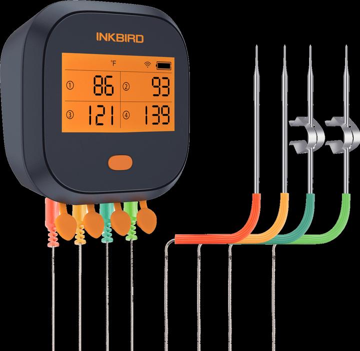 Produktbild Inkbird Grillthermometer IBBQ-4T (inkl. 4 Fühler)