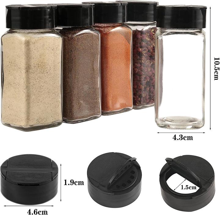 Immagine prodotto Pojah Set di 24 bicchieri per spezie (0.12 l)