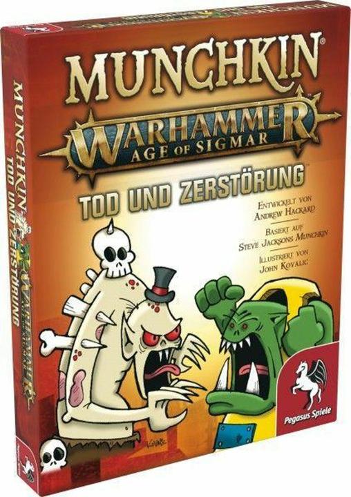 Image du produit Pegasus 17021G - Munchkin Warhammer : Age of Sigmar - Extension Mort et Destruction (Édition FR) (Allemand)