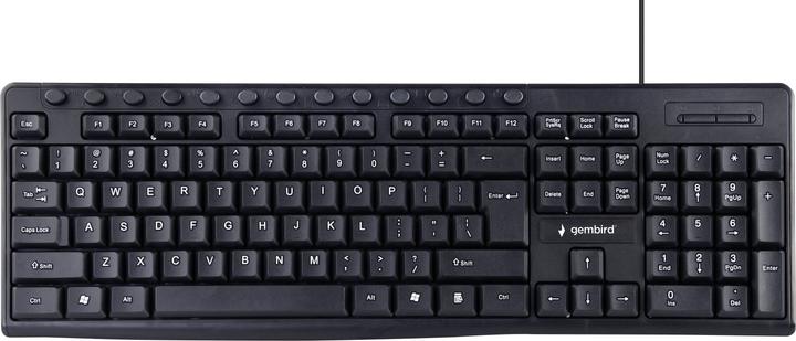 Immagine prodotto Gembird KB-UM-107 Tastiera USB US Inglese (US, Cablato)