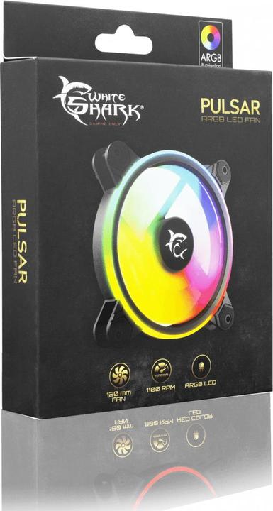 Immagine prodotto White Shark Radiatore Pulsar, 120 mm, con illuminazione LED ARGB (120 mm, 1 x)