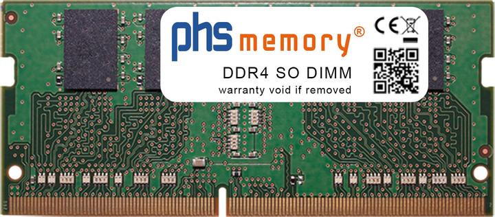 Actual product image PHS-memory 8GB RAM memory for Schenker XMG P506-4im DDR4 SO DIMM 2133MHz (Schenker XMG P506-4im, 1 x 8GB)
